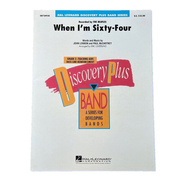 Other - When I'm 64 - Discovery Plus Level 2 arranged by Eric Osterling Hal Leonard